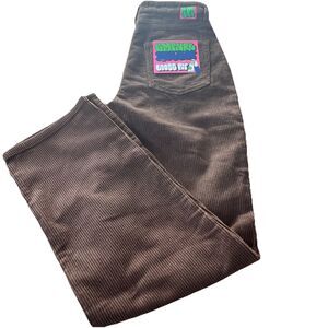 Empyre Girls Corduroy Tori Pant Brown Relax Fit Skate Baggy Size 2
